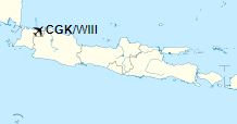 Soekarno–Hatta International Airport Location